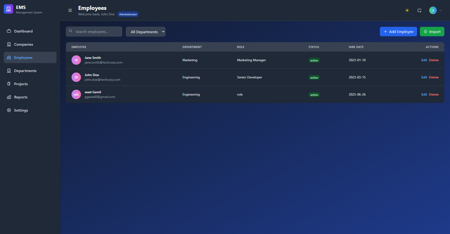 Employee Management System — Vue 3 Enterprise App - Image 3