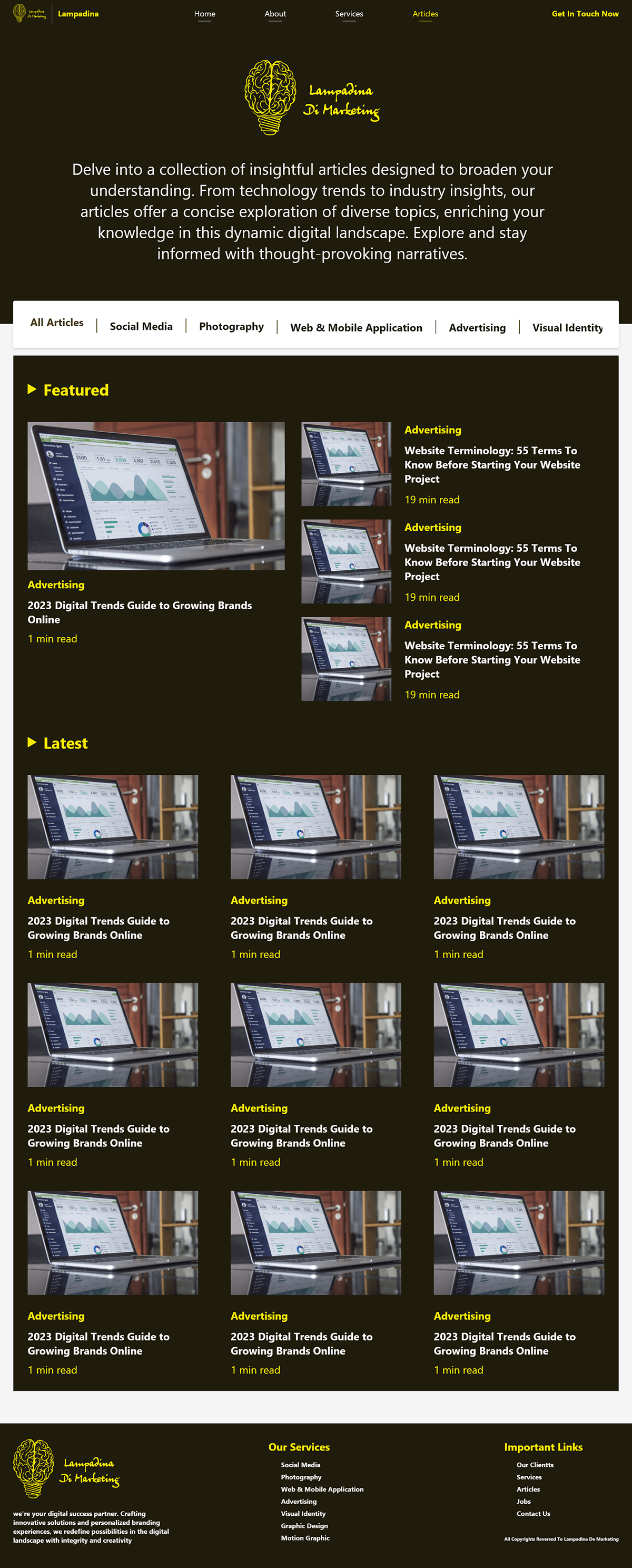 Lambadina Digital Marketing Site - Image 4