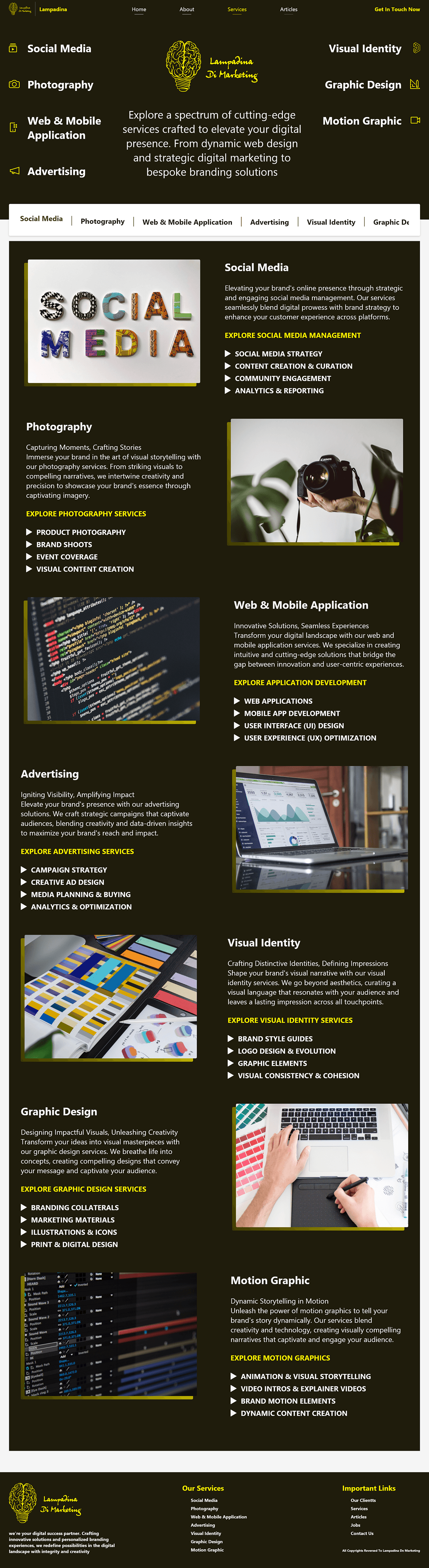 Lambadina Digital Marketing Site - Image 3