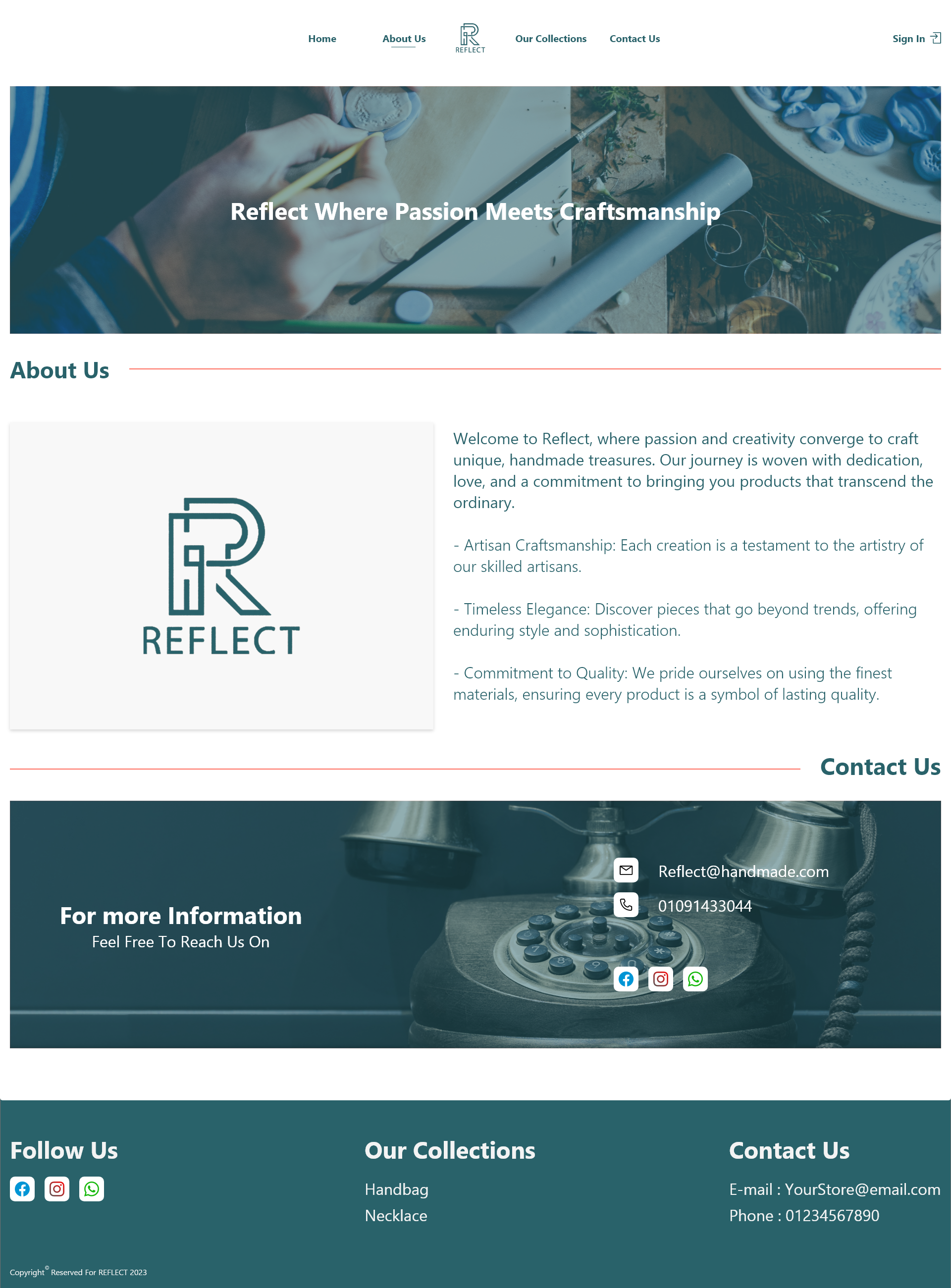 Reflect — Handcrafted Store - Image 3